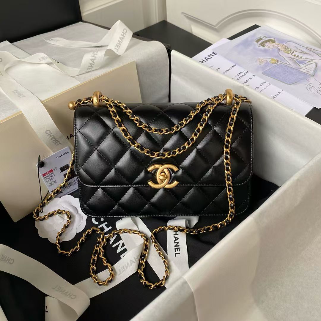 Classic Mini Flap Bag – Lambskin with Gold Hardware