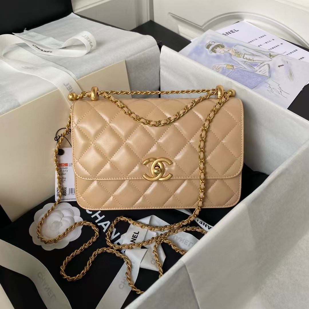 Classic Mini Flap Bag – Lambskin with Gold Hardware