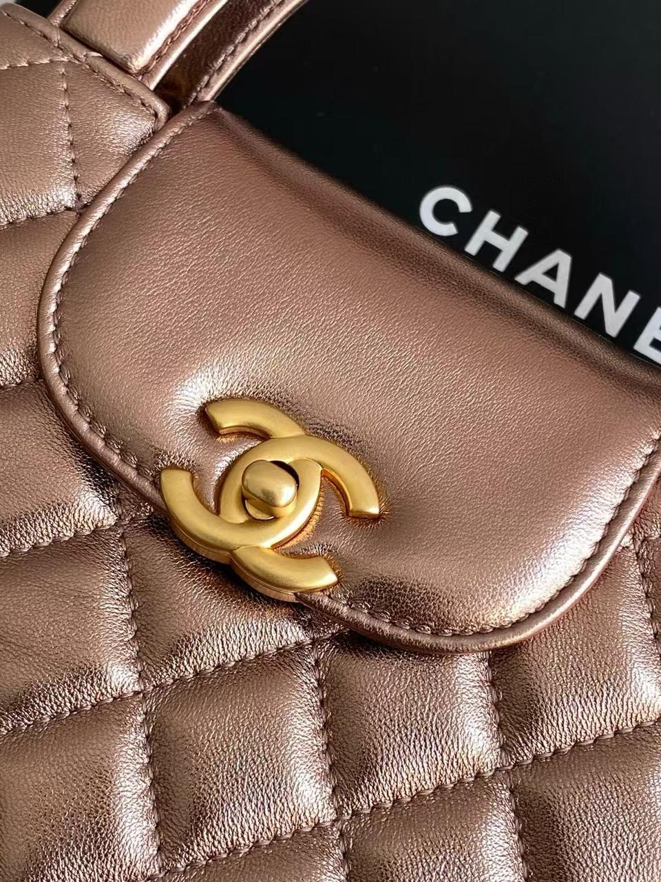 Mini Top Handle Flap Bag