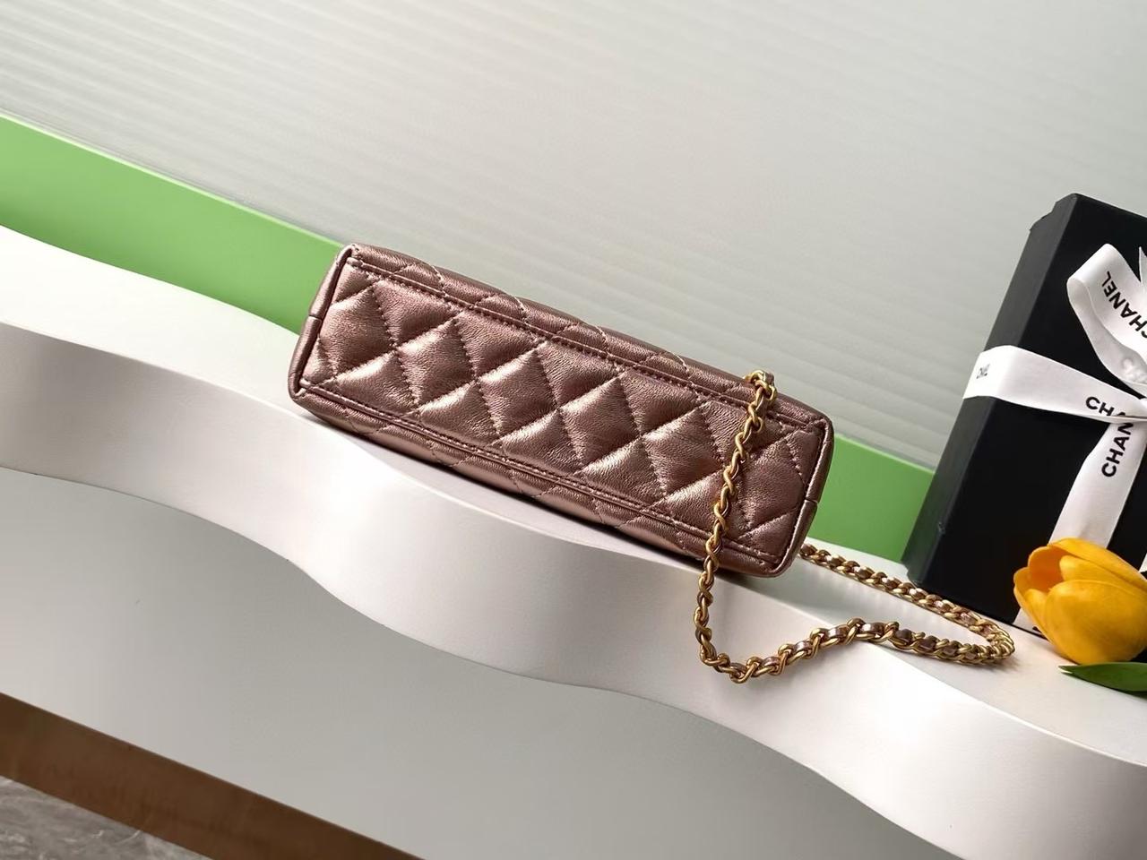 Mini Top Handle Flap Bag