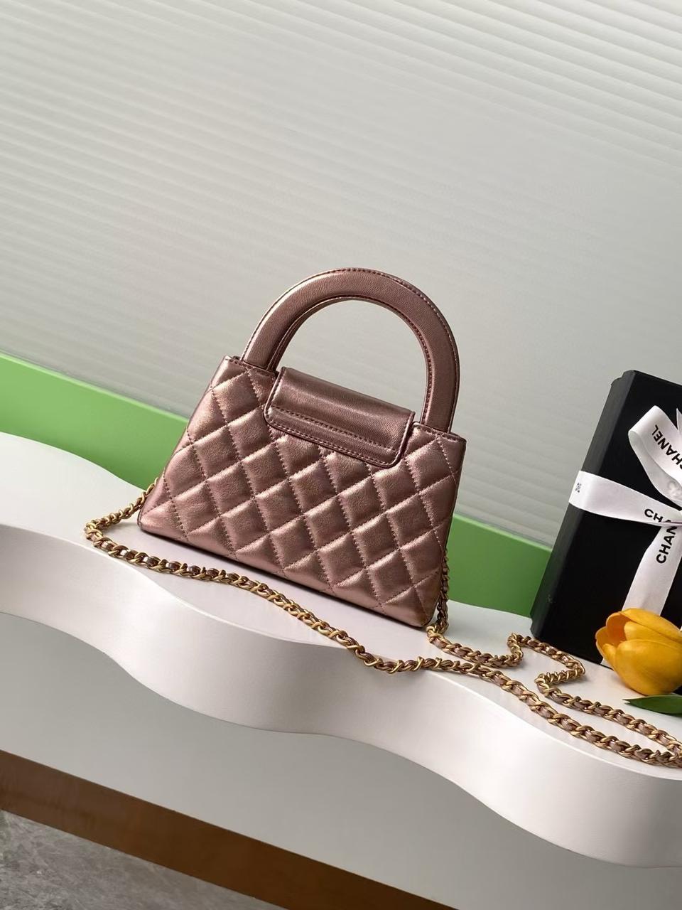 Mini Top Handle Flap Bag