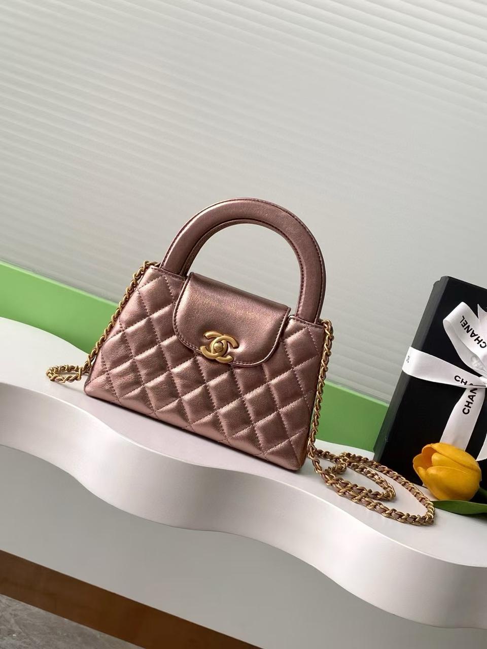 Mini Top Handle Flap Bag