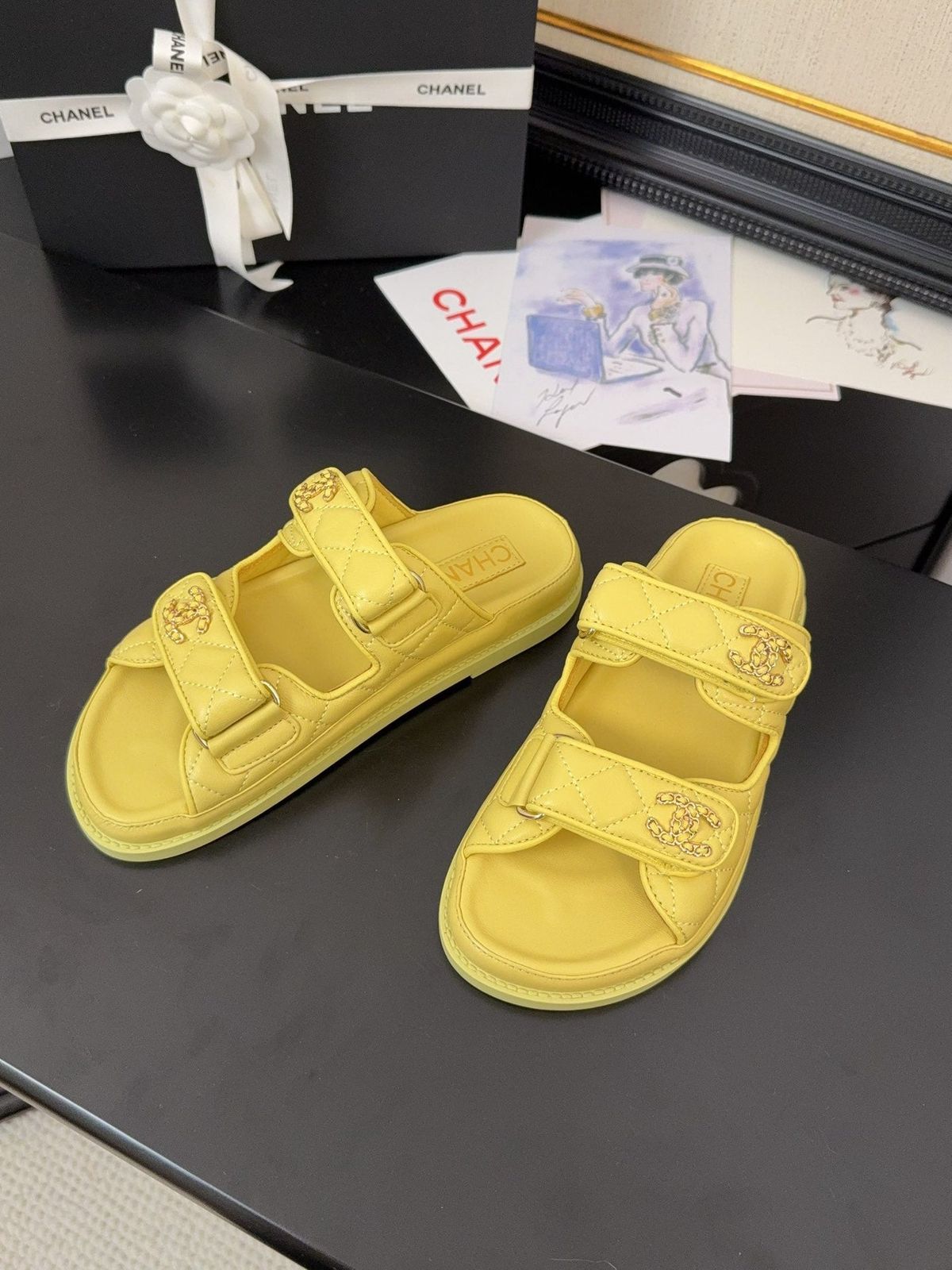 Dad Sandal Mule Calfskin
