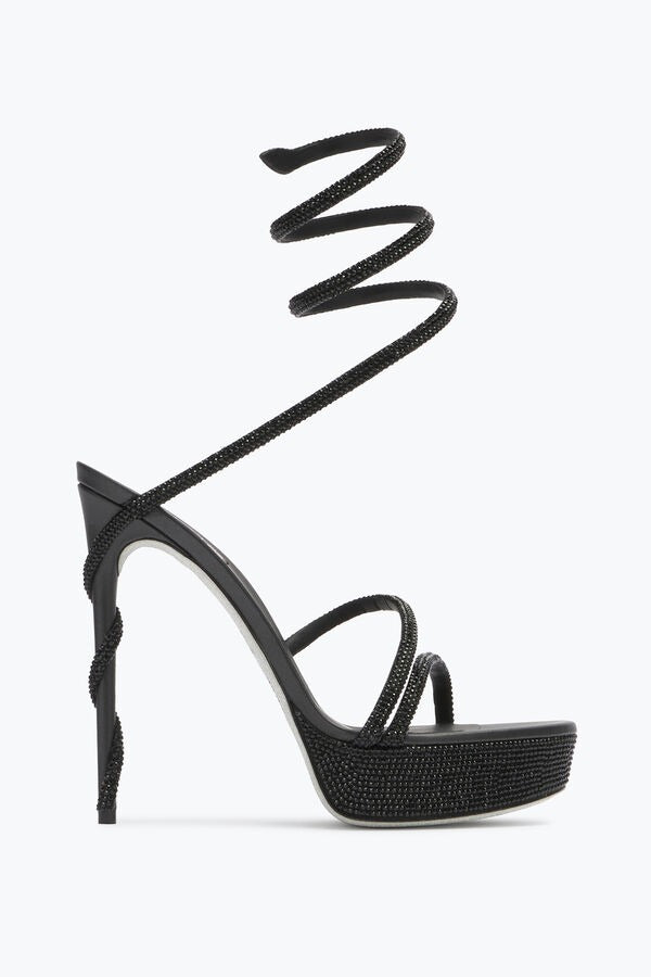 René Caovilla Spiral Platform Heel